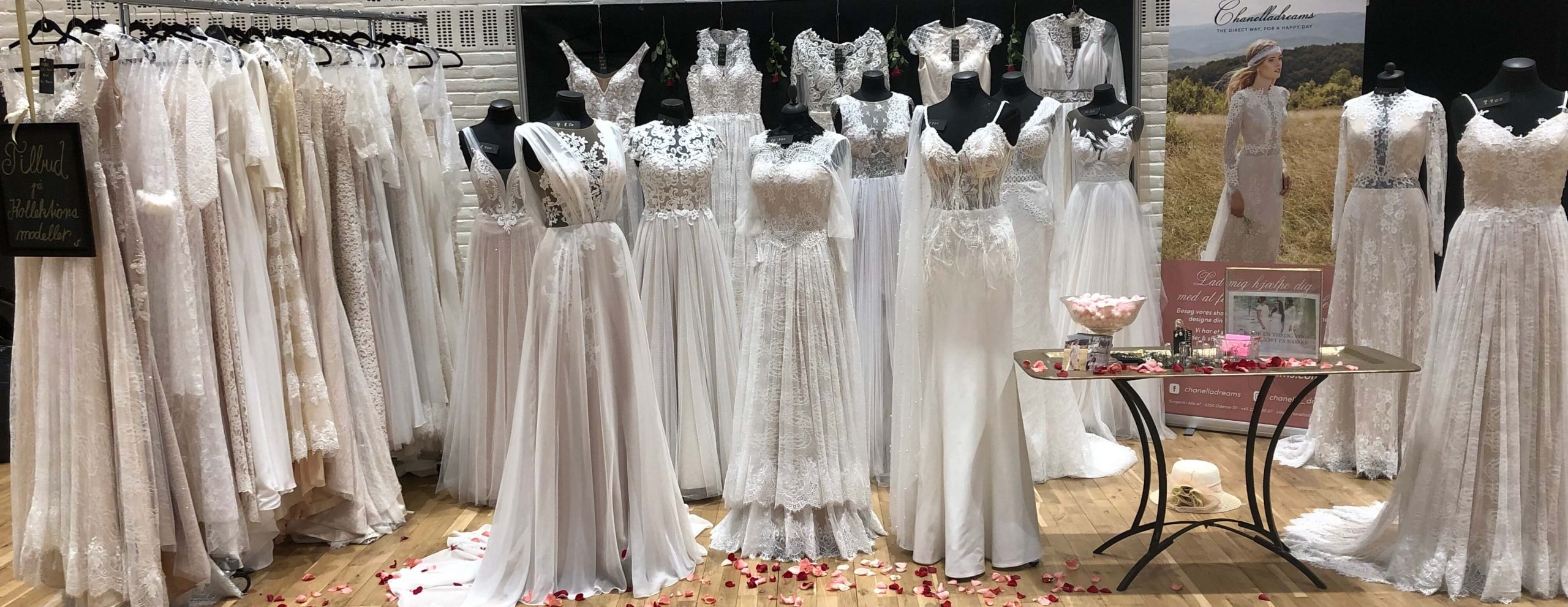 Chanelladreams specialdesignede vintage brudekjoler